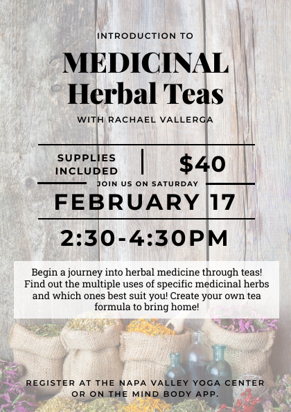 Herbal Medicinal teas workshop