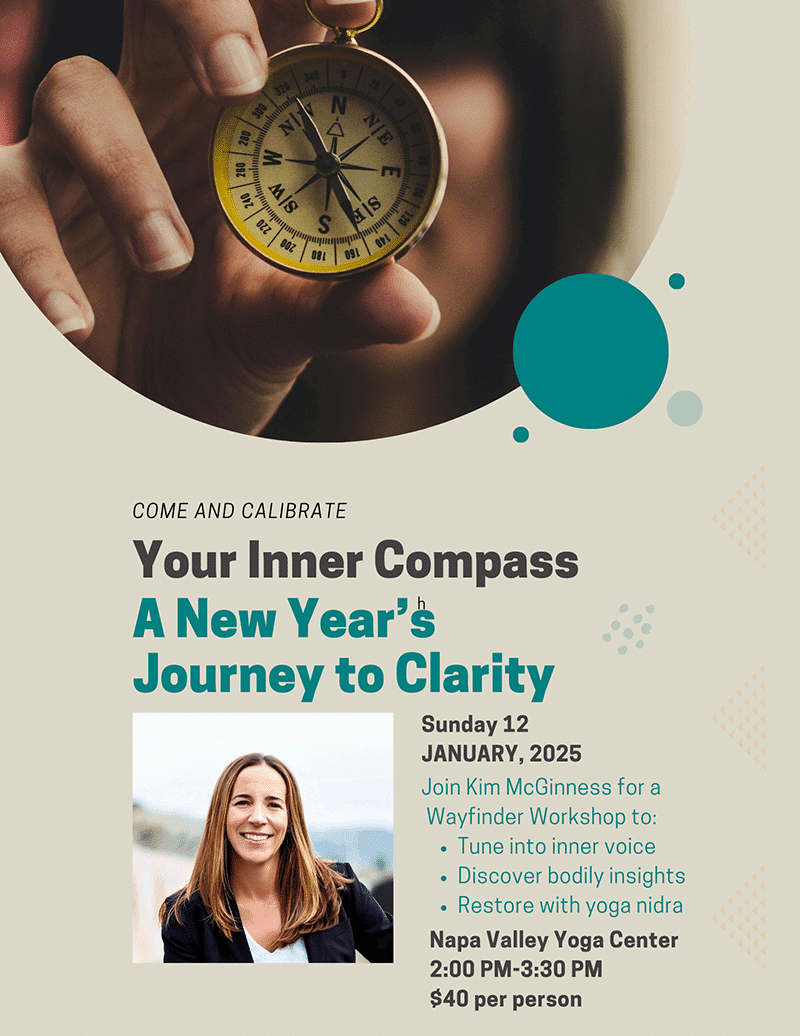 Your Inner Compass New Year Journey to Clarity flyer